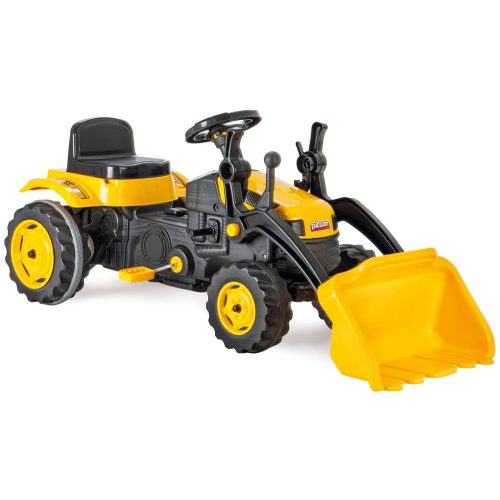 Pilsan traktor homlokrakodós fekete/sárga