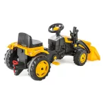 Pilsan traktor homlokrakodós fekete/sárga