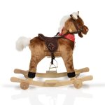 Moni Toys Kerekes hintaló Chipper sötétbarna