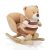 Moni Toys Hintázó maci 60 cm barna