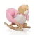 Moni Toys Hintázó maci 60 cm pink