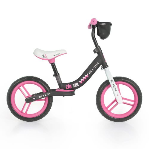 BYOX Zig zag futóbicikli pink