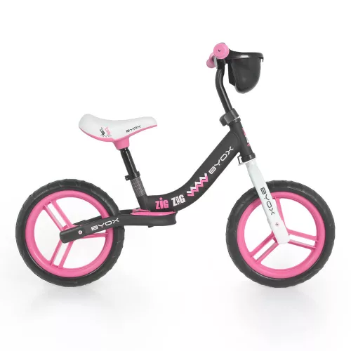 BYOX Zig zag futóbicikli pink