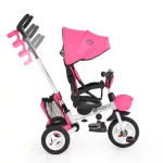 BYOX Flexy lux tricikli szülőkaros pink