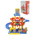 Polesie MŰANYAGJÁTÉK parkoló 3 szintes SZÍNES