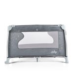 iSleep utazóágy, multifunkciós, pelenkázóval, játékkal, kupolával SZÜRKE