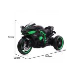 BO NINJA elektromos motor 3 kerekű FEKETE