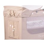 Cangaroo Once upon3 2 szintes utazóágy zenélő játékkal, pelenkázós bézs