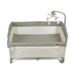 Cangaroo Indiana 2 szintes utazóágy tároló rekeszes szürke