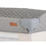 Cangaroo Indiana 2 szintes utazóágy tároló rekeszes szürke