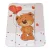 PELENKÁZÓLAP soft 50x70cm TEDDY BEAR