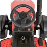 MONI BO Rancher elektromos traktor utánfutóval piros/sárga