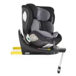 I-SMART autós ülés 40-150cm, I-SIZE támasztóláb, oldalvédelem, ISOFIX, okosgomb SZÜRKE