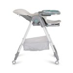 RAFFY etetőszék, könnyű, kompakt, multifunkciós, macis mintával MENTA