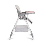 RAFFY etetőszék, könnyű, kompakt, multifunkciós, macis mintával PINK