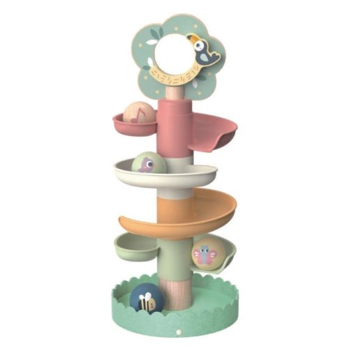 TOOKY Toy fa golyópálya tükörrel PASZTEL szín