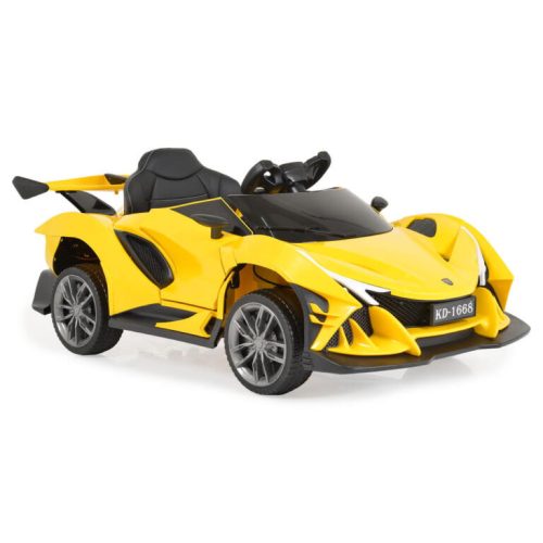 MONI BO flash elektromos sport autó sárga