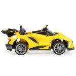 MONI BO flash elektromos sport autó sárga