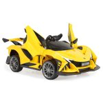 MONI BO flash elektromos sport autó sárga