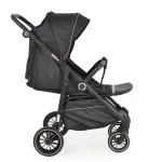 BUGGY babakocsi lapracsukható, nagy kerekek, könnyű FEKETE