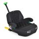 JAX autós ülésmagasító háttámlával 125-150cm rögzítő hevederrel, ISOFIX FEKETE
