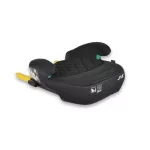 JAX autós ülésmagasító háttámlával 125-150cm rögzítő hevederrel, ISOFIX FEKETE
