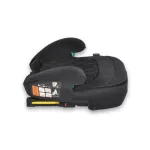 JAX autós ülésmagasító háttámlával 125-150cm rögzítő hevederrel, ISOFIX FEKETE