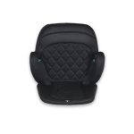 JAX autós ülésmagasító háttámlával 125-150cm rögzítő hevederrel, ISOFIX FEKETE