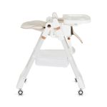 LINDO multifunkciós etetőszék kiegészítőkkel (előke, kanál, villa) FEHÉR