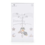 DREAMY Zenélő forgó játék kiságyra FEHÉR