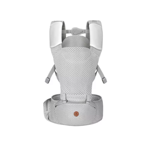 MISTRAL bébi hordozó 3 poziciós, ergonomikus, hálós VSZÜRKE