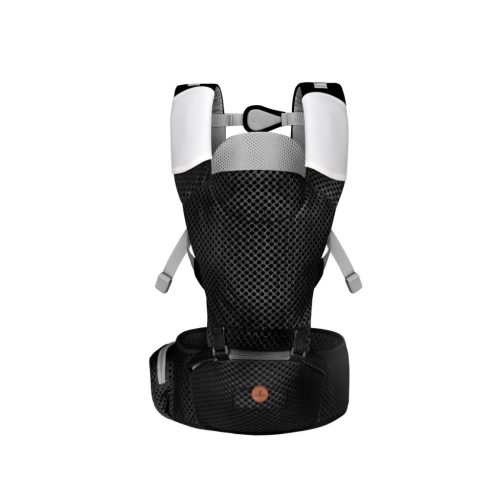 MISTRAL bébi hordozó 3 poziciós, ergonomikus, hálós FEKETE