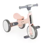 LEARN-to-Ride mini futóbicikli 3 kerekű tricikli, összecsukható PINK/rózsa