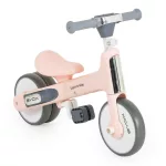 LEARN-to-Ride mini futóbicikli 3 kerekű tricikli, összecsukható PINK/rózsa