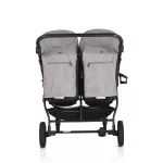 MONI TWINGO Iker babakocsi lábzsákkal VSZÜRKE/SILVER