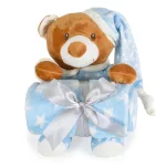 TAKARÓ Addie bear 90x75cm KÉK