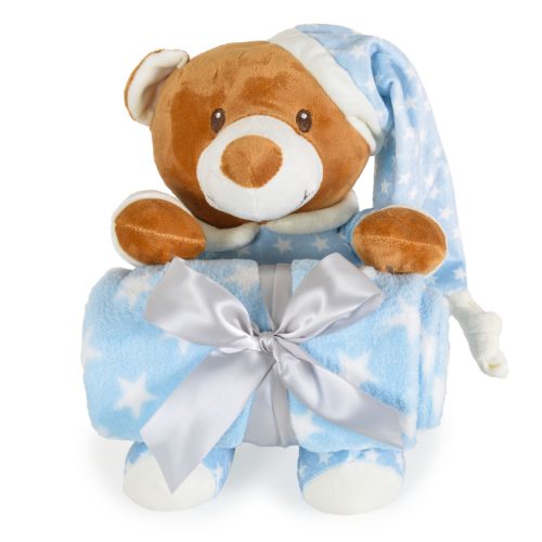 TAKARÓ Addie bear 90x75cm KÉK