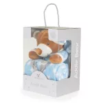 TAKARÓ Addie bear 90x75cm KÉK