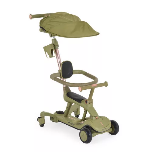 CORNET 6IN1 multifunkciós tricikli átalakítható rollerré ZÖLD