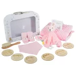 BEARLI ajándékszett takaró, játék, zokni 6in1 PINK