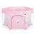 PLAYBOX utazó járóka 6szögletű PINK