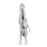 SURPRISE etetőszék szilikon tányérral, evőeszközzel, előkével SZÜRKE