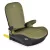 GALAXY ülésmagasító háttámlával 125-150cm, ISOFIX ZÖLD