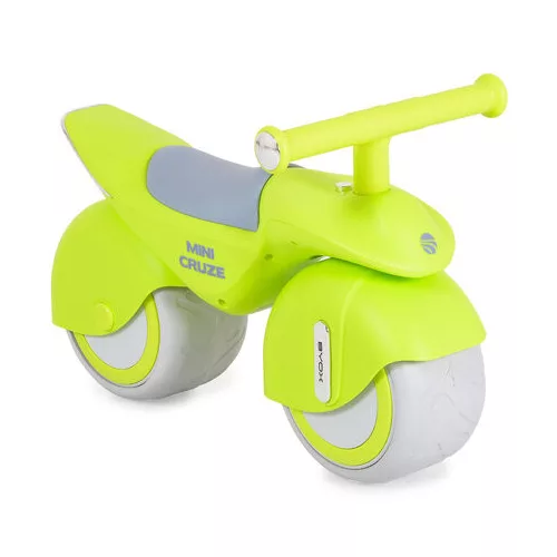 MINI CRUZE futóbicikli, ráülős járgány, kismotor, zenélő, óriás kerekekkel UV ZÖLD