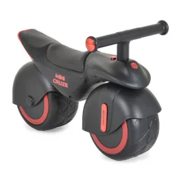   MINI CRUZE futóbicikli, ráülős járgány, kismotor, zenélő, óriás kerekekkel FEKETE