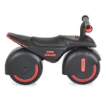 MINI CRUZE futóbicikli, ráülős járgány, kismotor, zenélő, óriás kerekekkel FEKETE