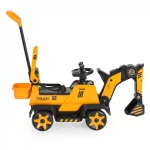 BUMBLEBEE ráülős akkus vezethető kotrógép 50kg-ig SÁRGA/FEKETE