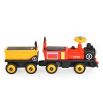 TUTI ráülős akkus vezethető kisvonat 2személyes