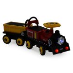 TUTI ráülős akkus vezethető kisvonat 2személyes