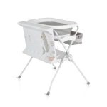 COMO összecsukható kád állvánnyal és pelenkázóval SZÜRKE